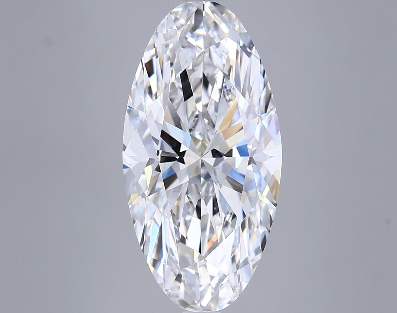 5.14 ct. oval Lab Grown Diamond front image
