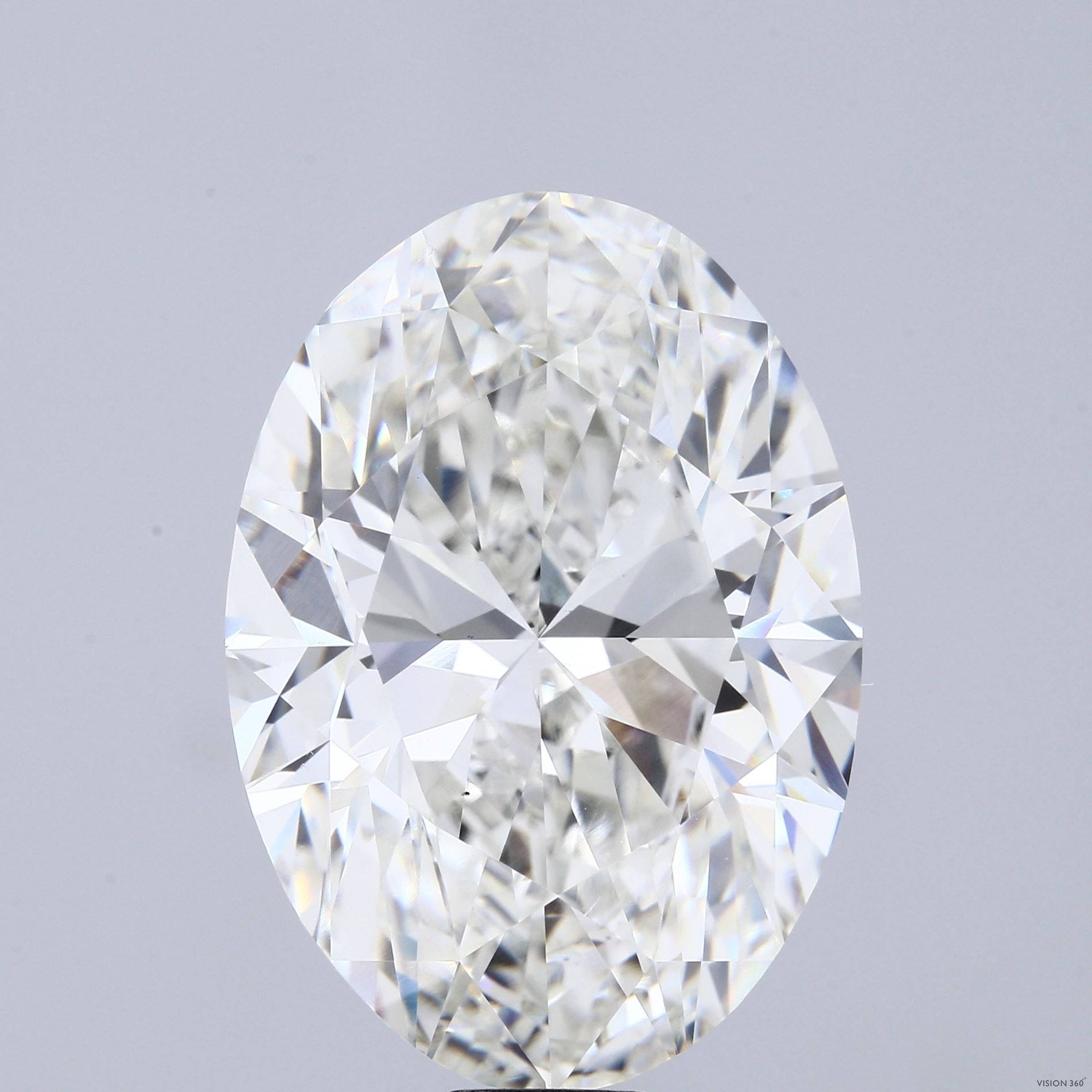 30.04 ct. oval Lab Grown Diamond front image