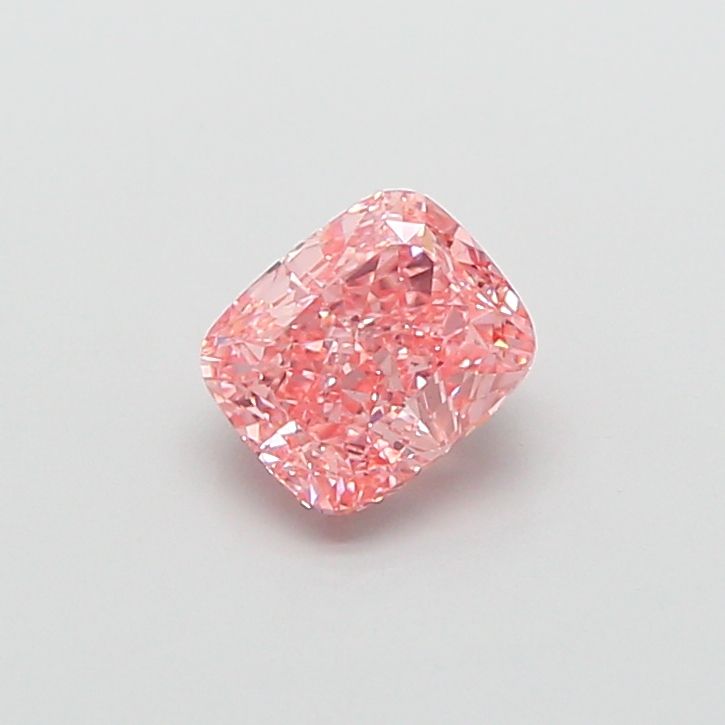 1.52 CT Fancy Vivid Pink CUSHION MODIFIED
