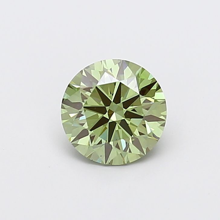 1.5 CT Fancy Vivid Green ROUND