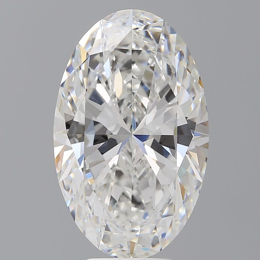 7.58 ct. oval Lab Grown Diamond front image