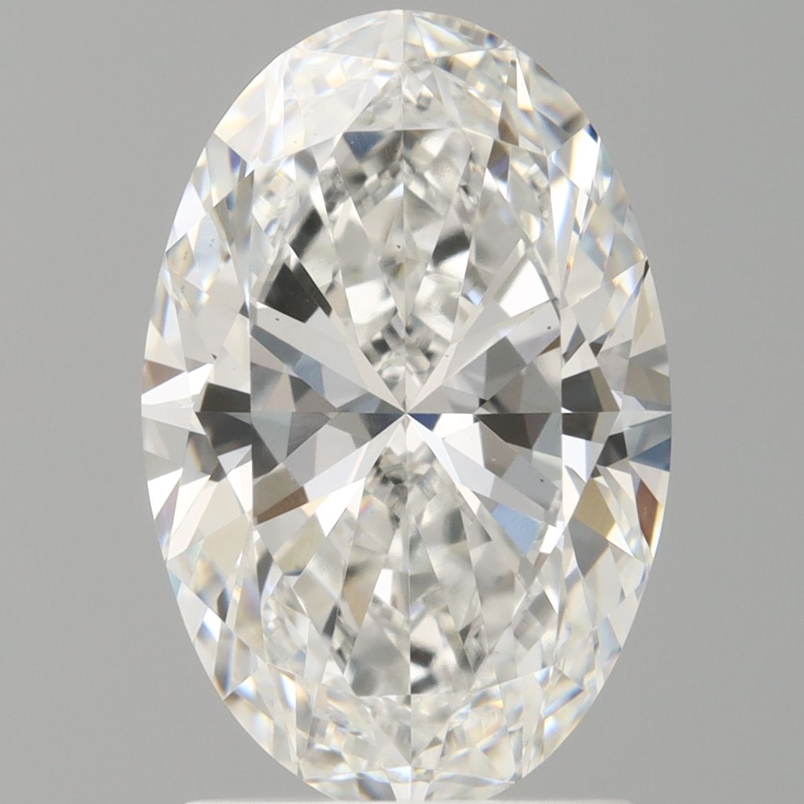 2.06 ct. oval Lab Grown Diamond front image