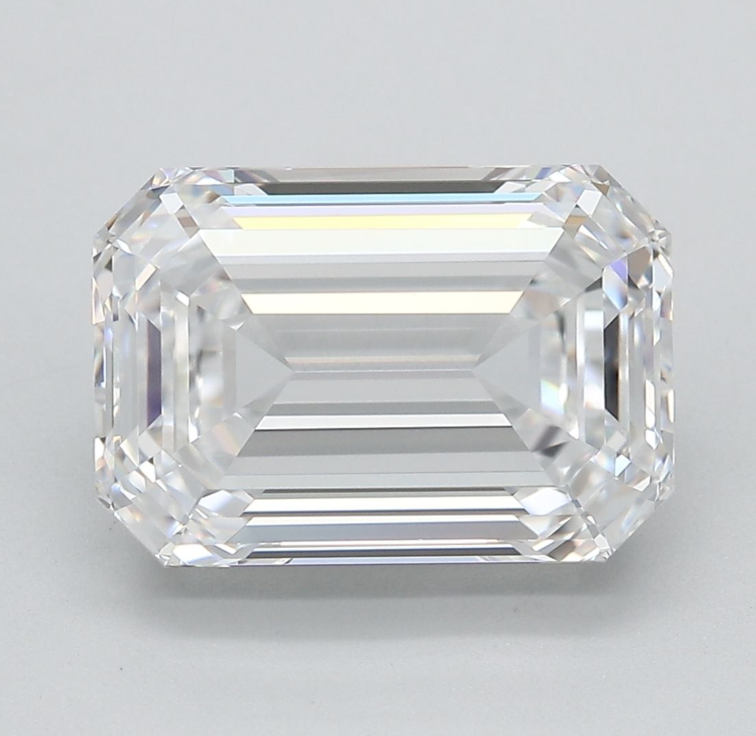 5.42 ct. emerald Lab Grown Diamond front image