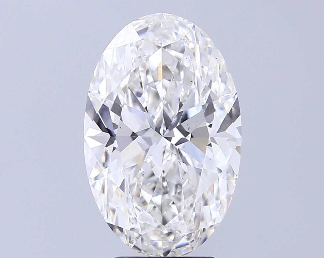 5.03 ct. oval Lab Grown Diamond front image