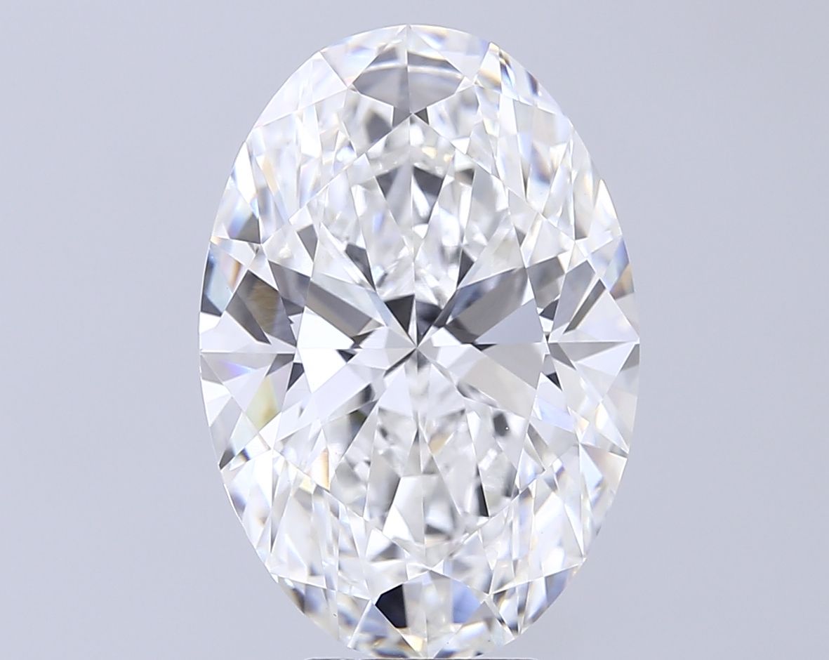 8.08 ct. oval Lab Grown Diamond front image
