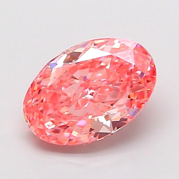 1.06 CT Fancy Vivid Pink OVAL