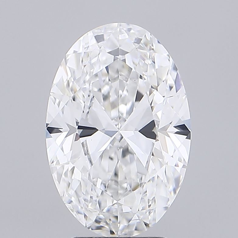 3.99 ct. oval Lab Grown Diamond front image