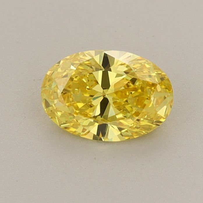 0.48 CT Fancy Vivid Yellow OVAL