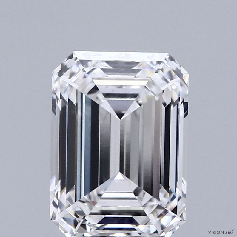 3.01 ct. emerald Lab Grown Diamond front image
