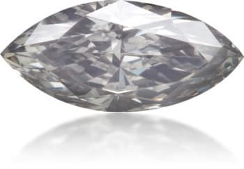 Diament 0.42 ct Fancy Gray/VS2
