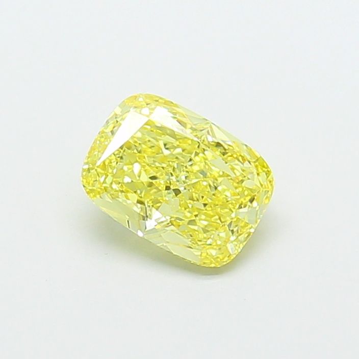 1.34 CT Fancy Intense Yellow CUSHION MODIFIED