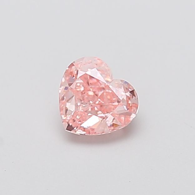 0.74 CT Fancy Intense Pink HEART