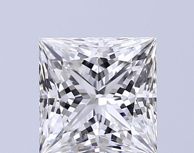 2.10 ct. princess Lab Grown Diamond front image