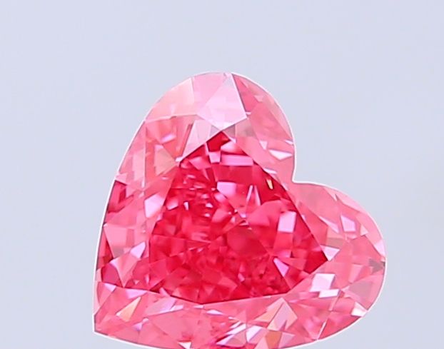 1.6 CT Fancy Vivid Pink HEART