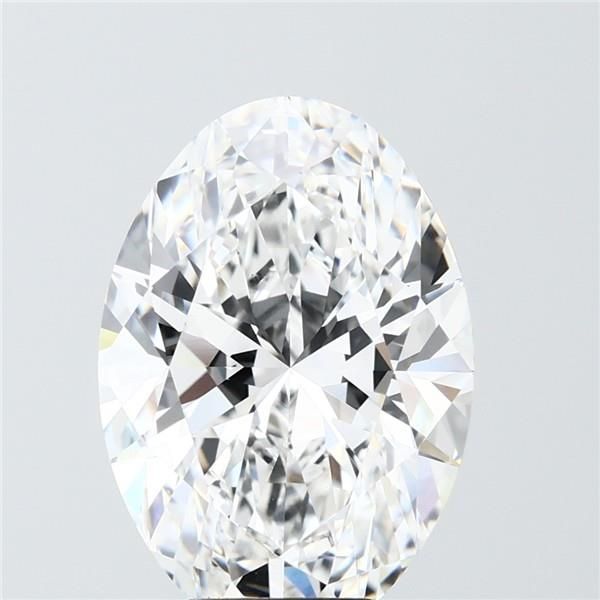 6.02 ct. oval Lab Grown Diamond front image