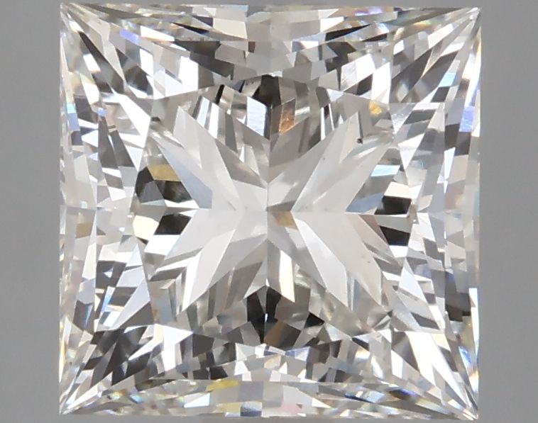 4.10 ct. princess Lab Grown Diamond front image