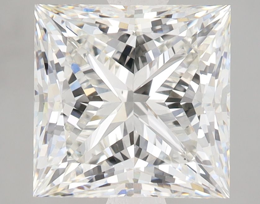 4.10 ct. princess Lab Grown Diamond front image