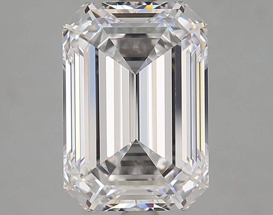 Diamant Émeraude 4.14 ct - Couleur D - Pureté VVS1