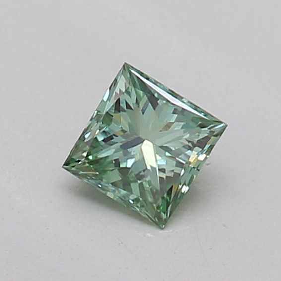 0.19 CT Fancy Vivid Green PRINCESS