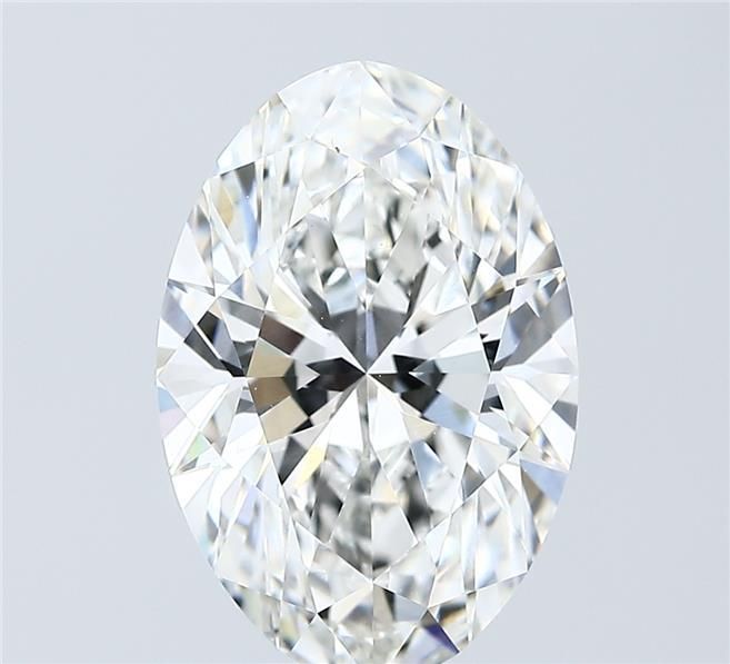 5.03 ct. oval Lab Grown Diamond front image