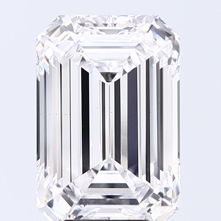 5.74 ct. emerald Lab Grown Diamond front image