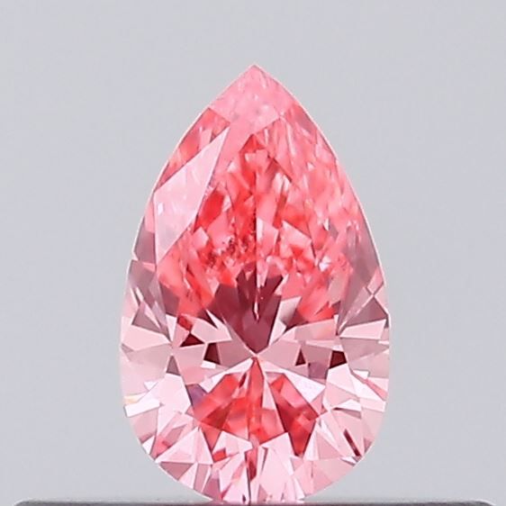 0.19 CT Fancy Vivid Pink PEAR