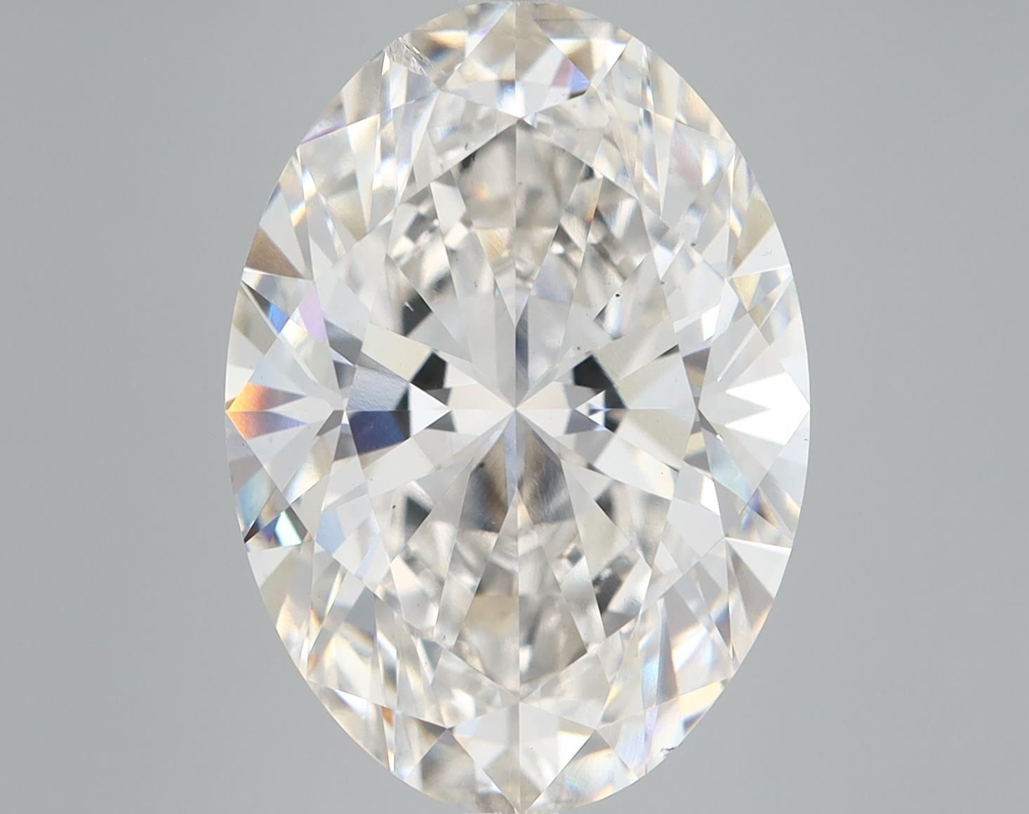 8.08 ct. oval Lab Grown Diamond front image