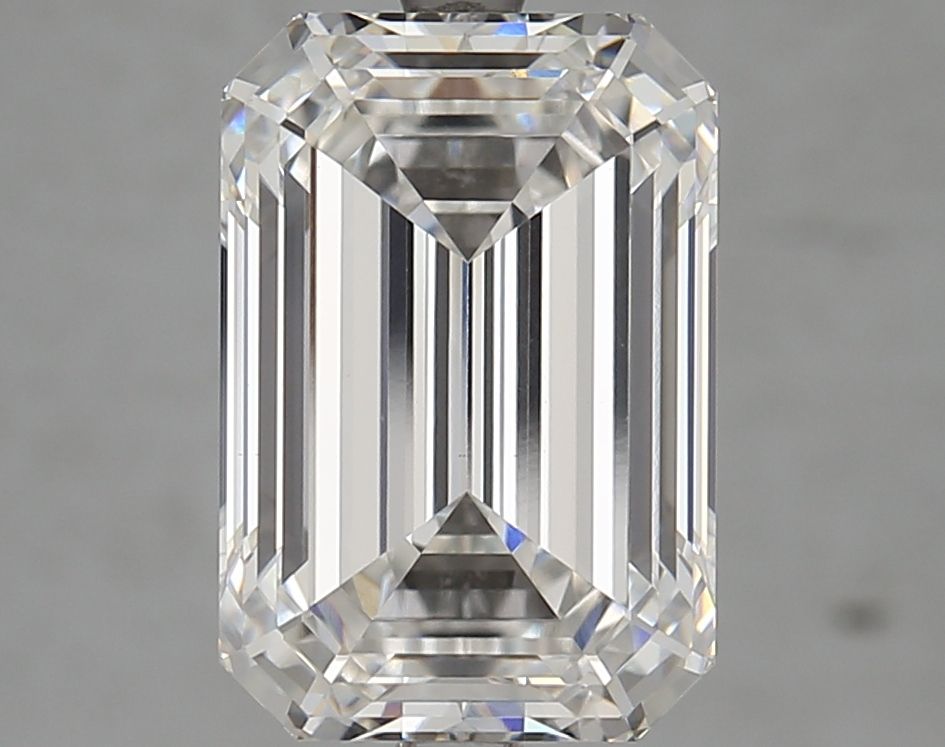 Diamant Émeraude 5.17 ct - Couleur F - Pureté VVS2