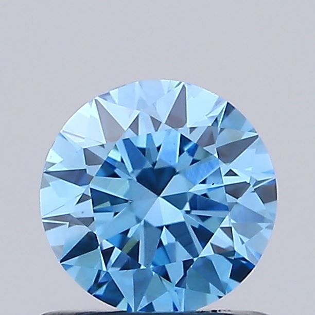 0.73 CT Fancy Vivid Blue ROUND