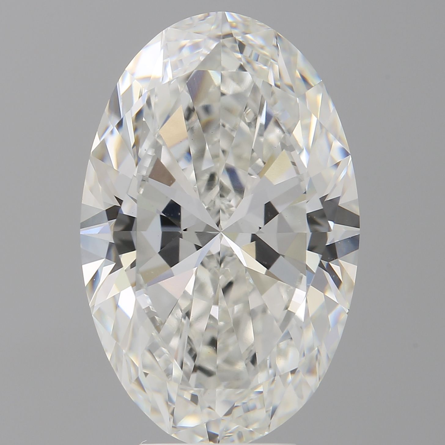 7.05 ct. oval Lab Grown Diamond front image