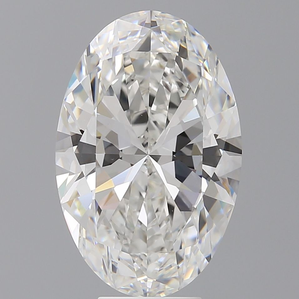 7.09 ct. oval Lab Grown Diamond front image