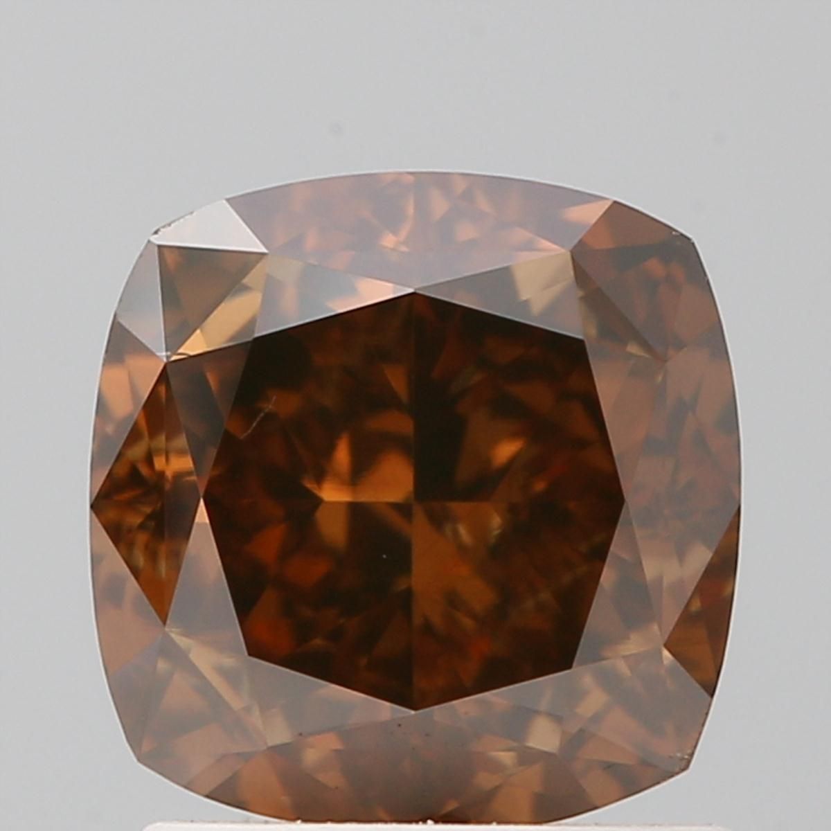 Diament 1.83 ct Fancy Dark Orange Brown/SI1