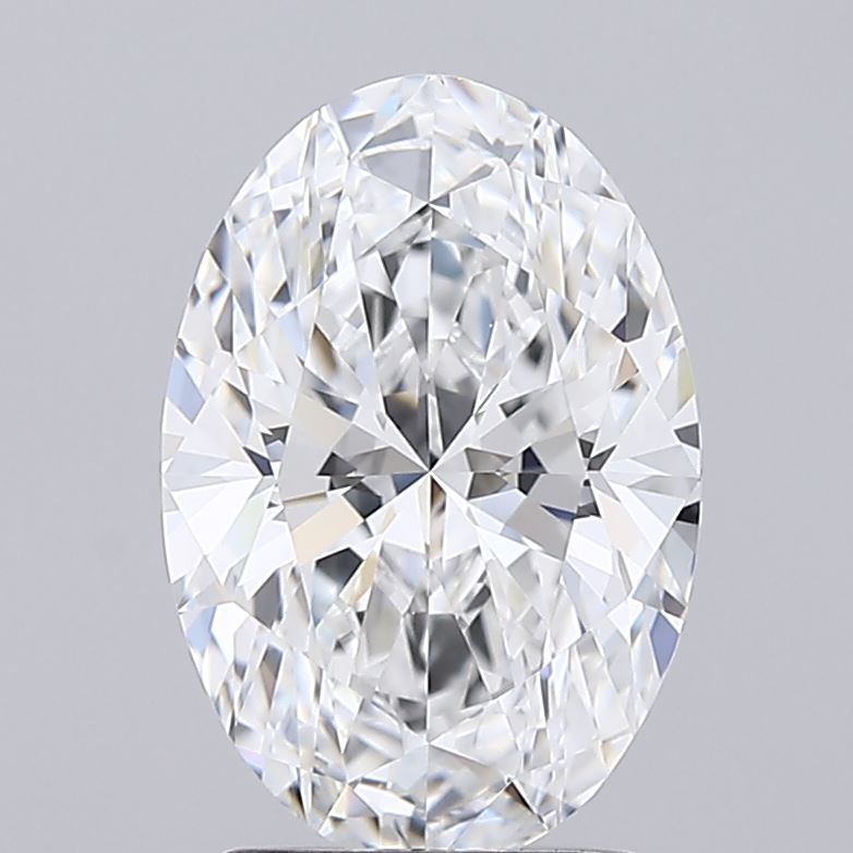 2.08 ct. oval Lab Grown Diamond front image