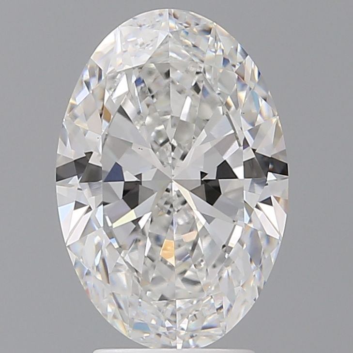 3.42 ct. oval Lab Grown Diamond front image