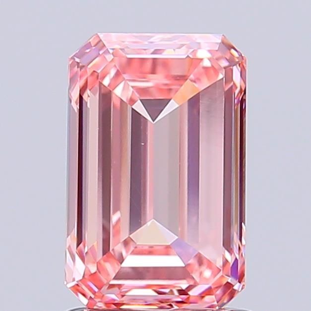1.51 CT Fancy Intense Pink EMERALD