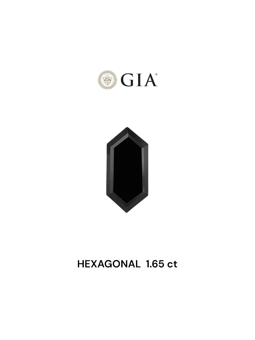 1.65 ct Hexagonal Diamond