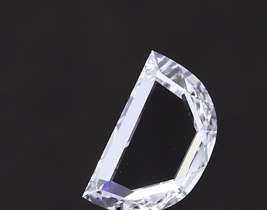 1.09 ct lab-grown Half moon Diamond