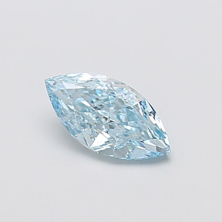 1.09 CT Fancy Intense Blue MARQUISE