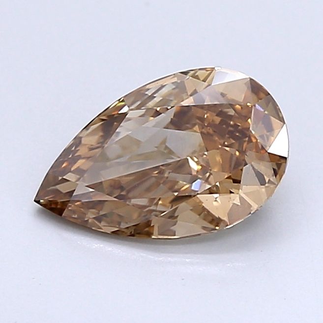 1.09 CT Fancy Light Yellowish Brown PEAR