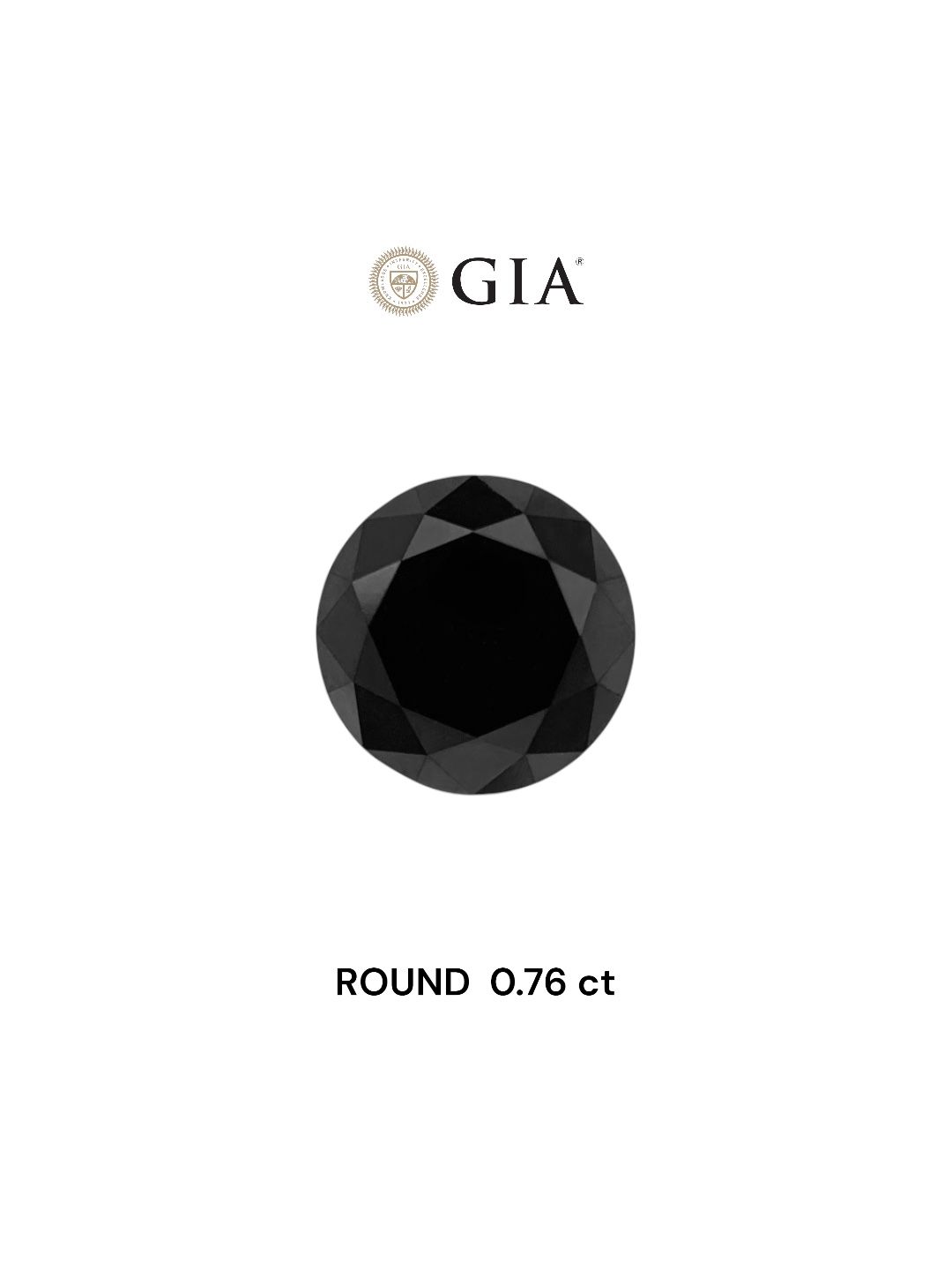 0.76 ct Round diamond