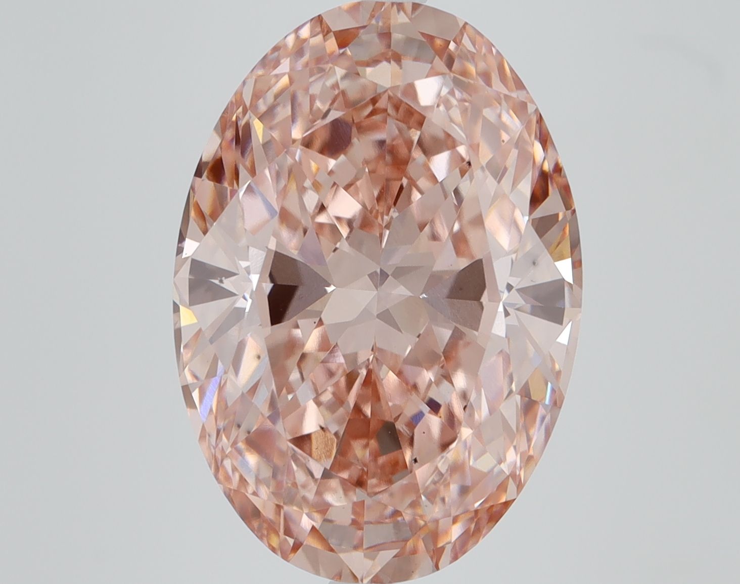 9.04 ct. oval Lab Grown Diamond front image
