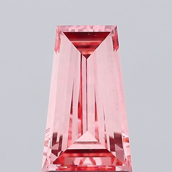 1.29 ct lab-grown Tapered baguette Diamond