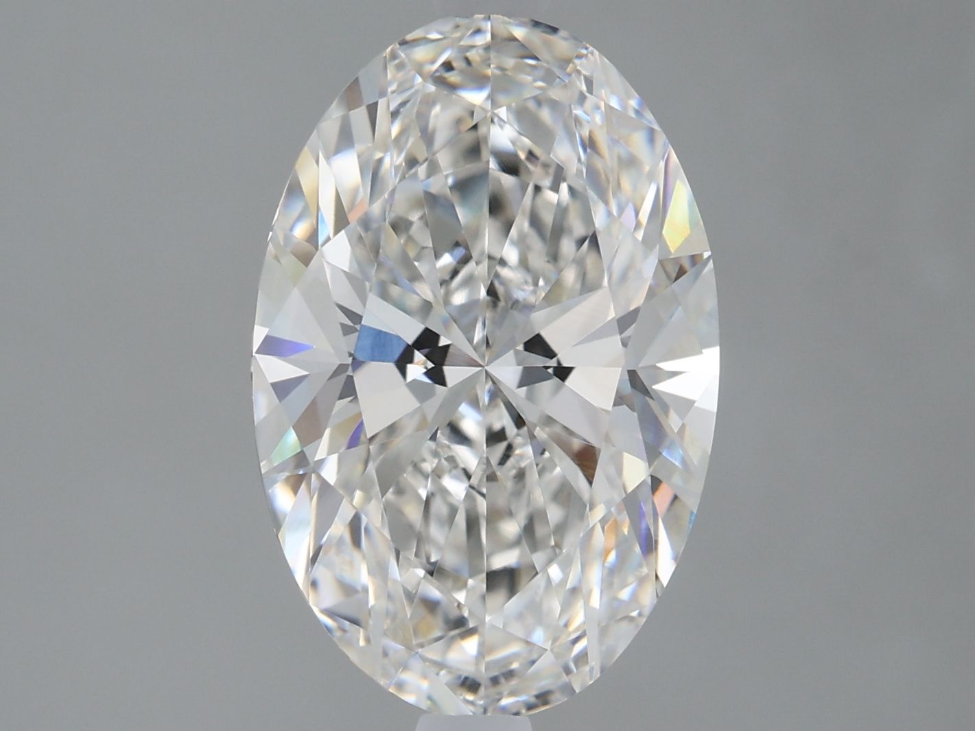 3.06 ct. oval Lab Grown Diamond front image