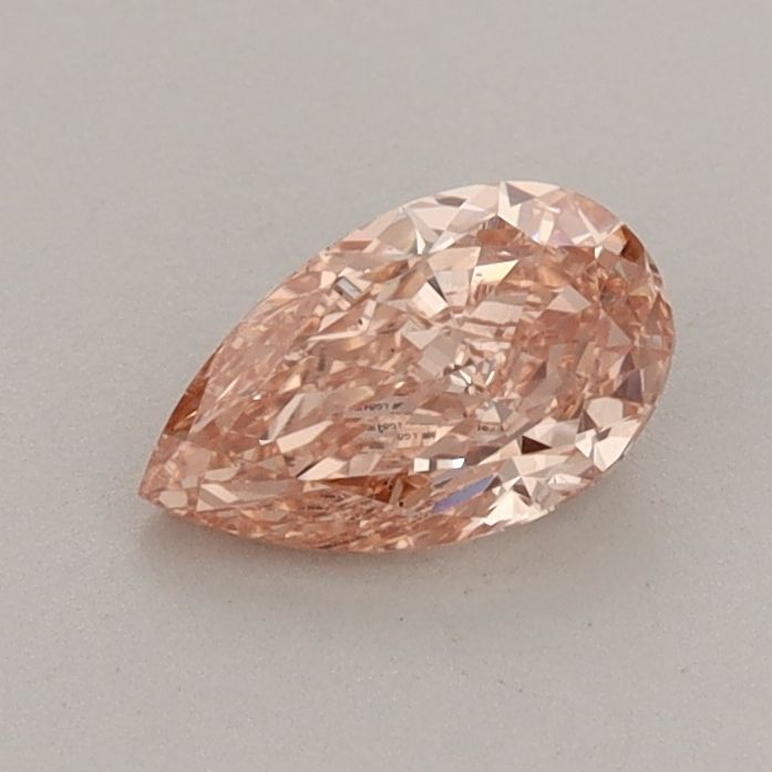 0.59 CT Fancy Orange Brown PEAR