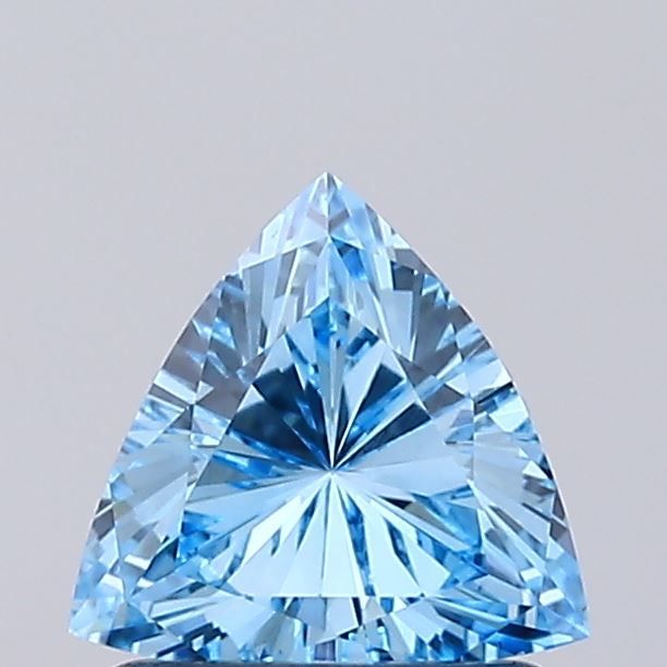 0.7 CT Fancy Vivid Blue TRIANGULAR