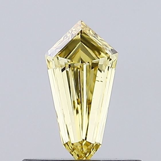 0.34 CT Fancy Yellow HEXAGONAL