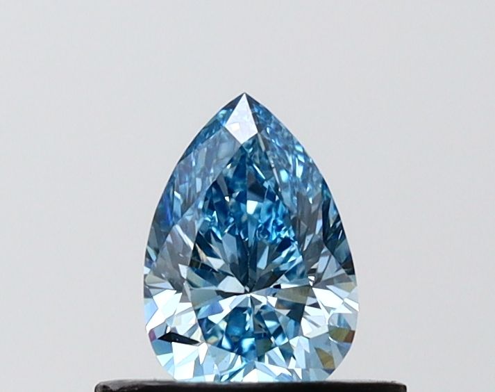 0.52 CT Fancy Vivid Blue PEAR