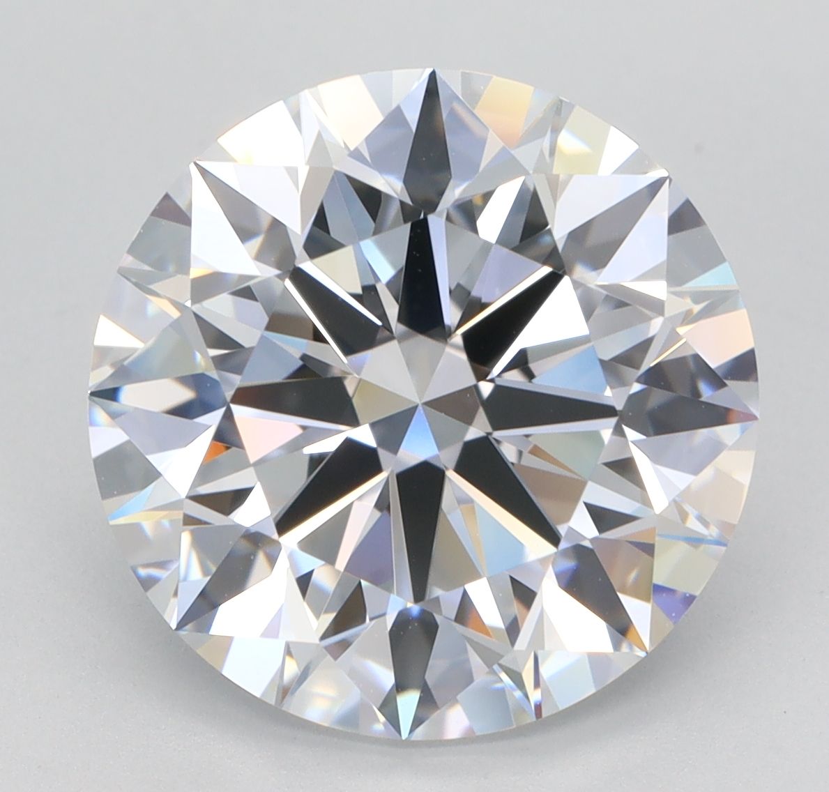 5.30 ct. round Lab Grown Diamond front image