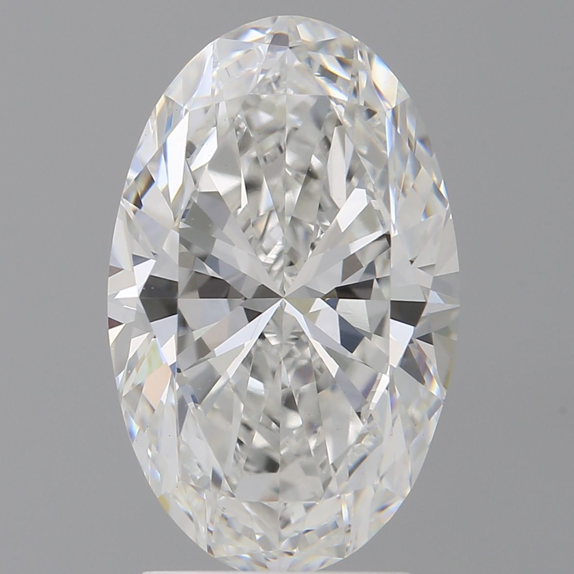 3.10 ct. oval Lab Grown Diamond front image