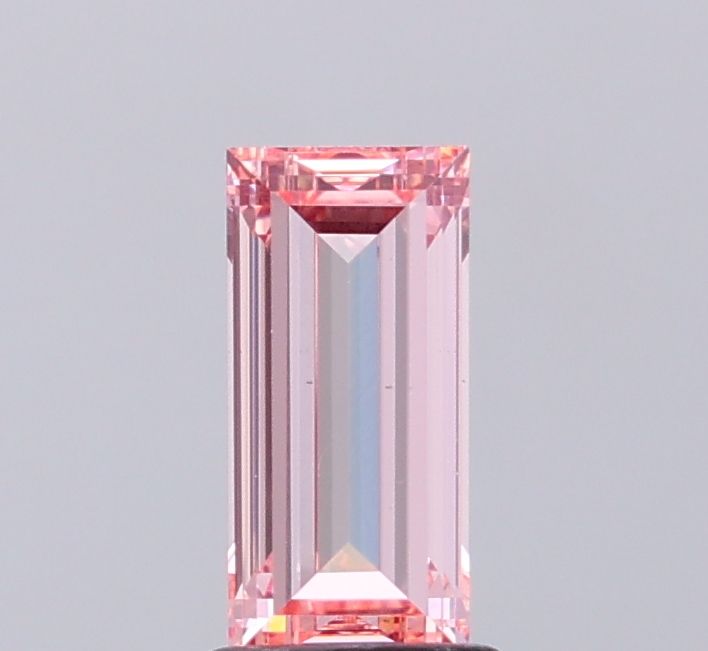 1.51 CT Fancy Intense Pink BAGUETTE